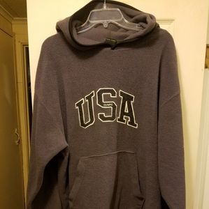 USA Olympic Men’s Hoodie Gray size XXL
